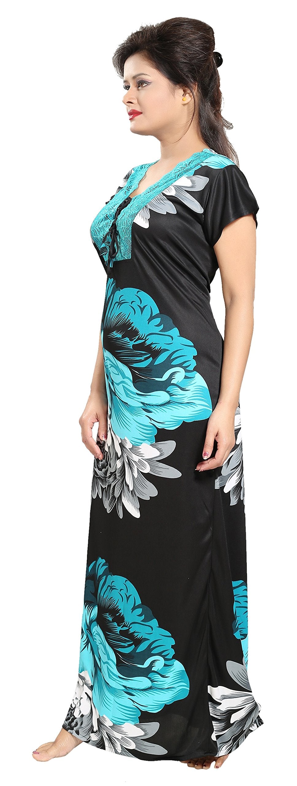 Women's Sarina Floral Maxi Night Gown