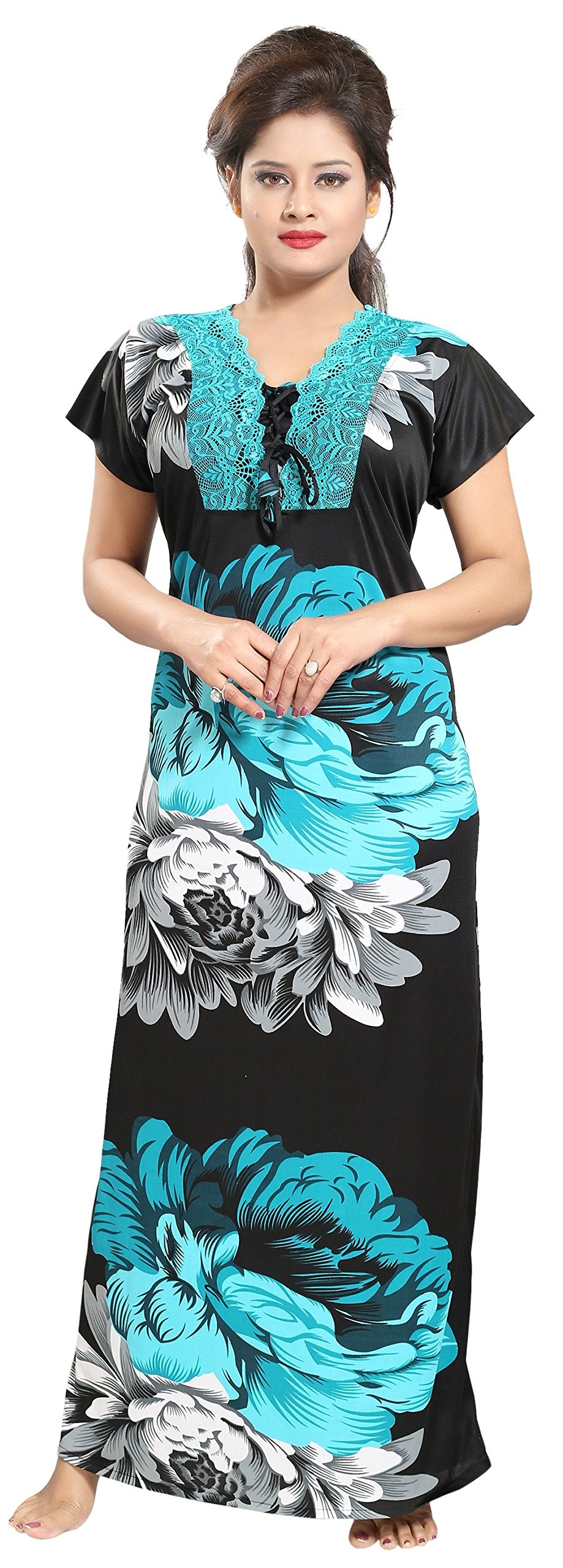 Women's Sarina Floral Maxi Night Gown