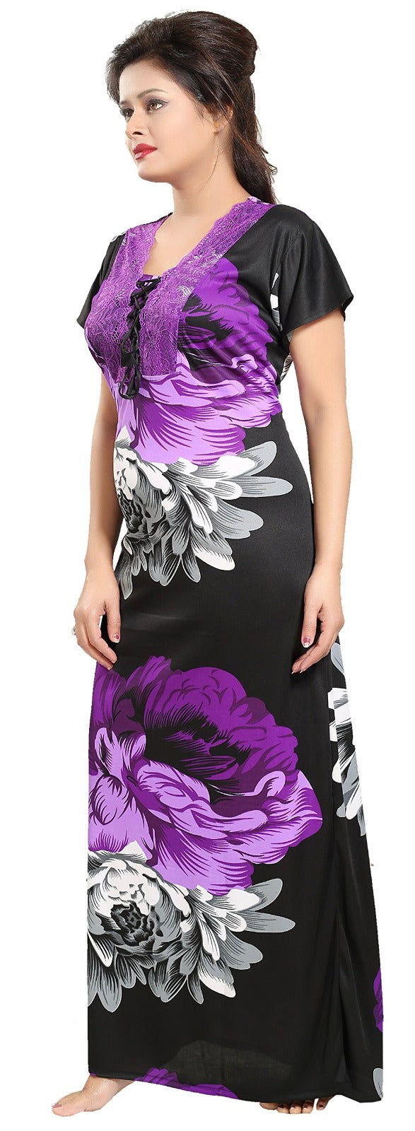 Women's Sarina Floral Maxi Night Gown