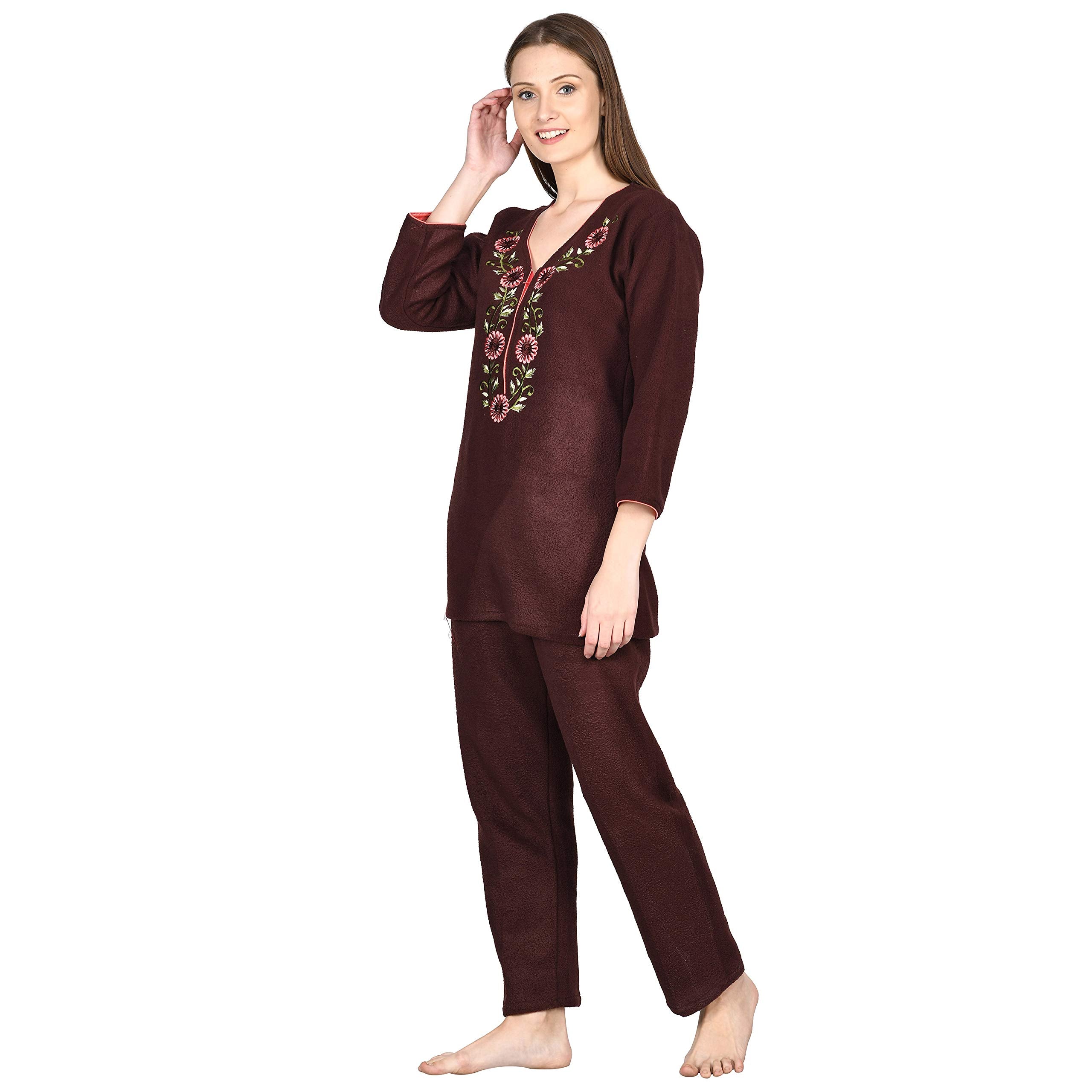 Noty ® Girl's/Women's Fleece Woolen/Winter Night Suit