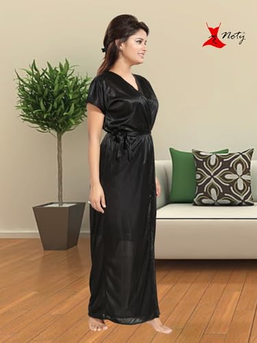 Noty - 2 Pc Women's/Girls' Hot Night Robe and Night Slip