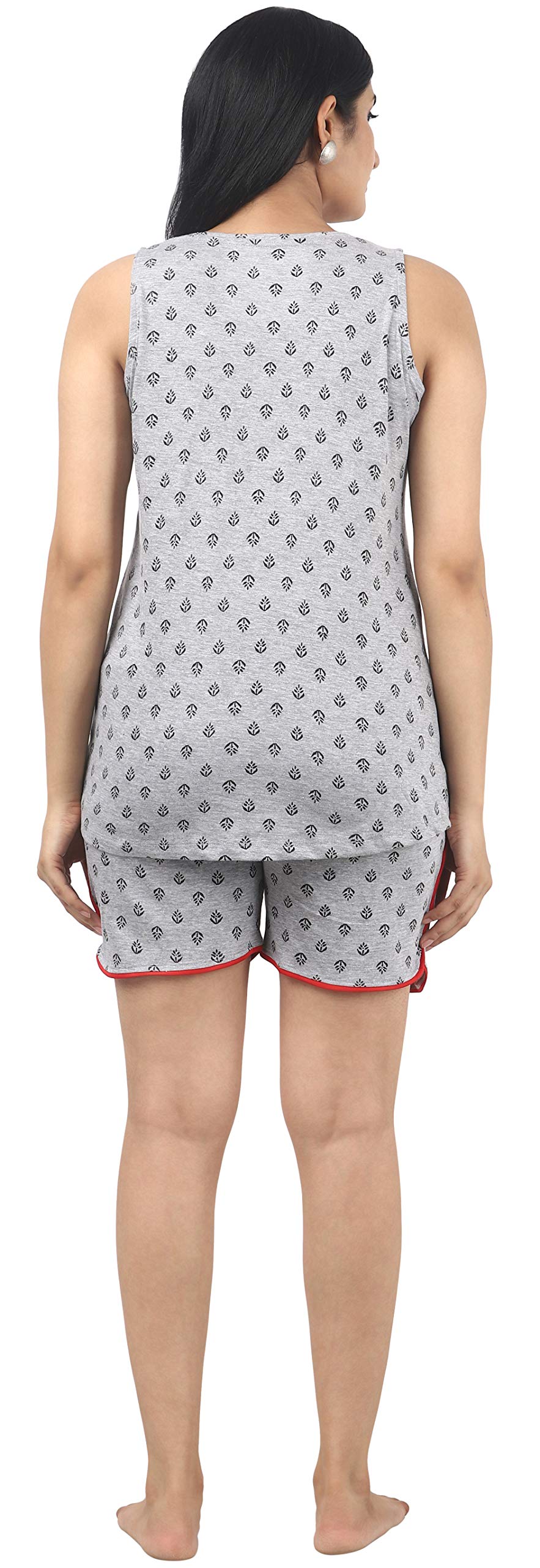 Noty ® Girl's/Women's Cotton- Paisely-Round Neck