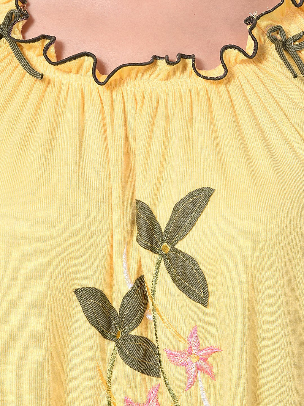 Noty Women's Cotton Floral Maxi Nighty