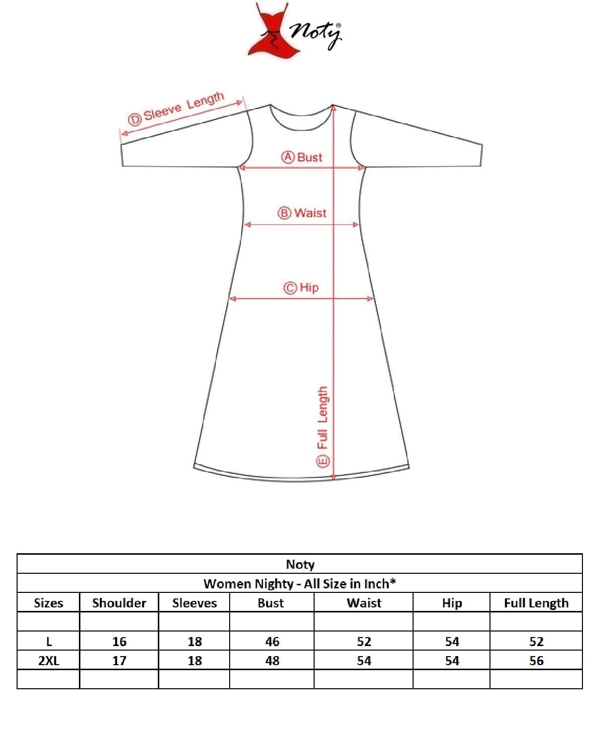 Noty® Women's Winter Nighty | Pashmina Blend | Full Sleeves |Embroidery Work On Neck with Zip Clousre | Maxi for Women