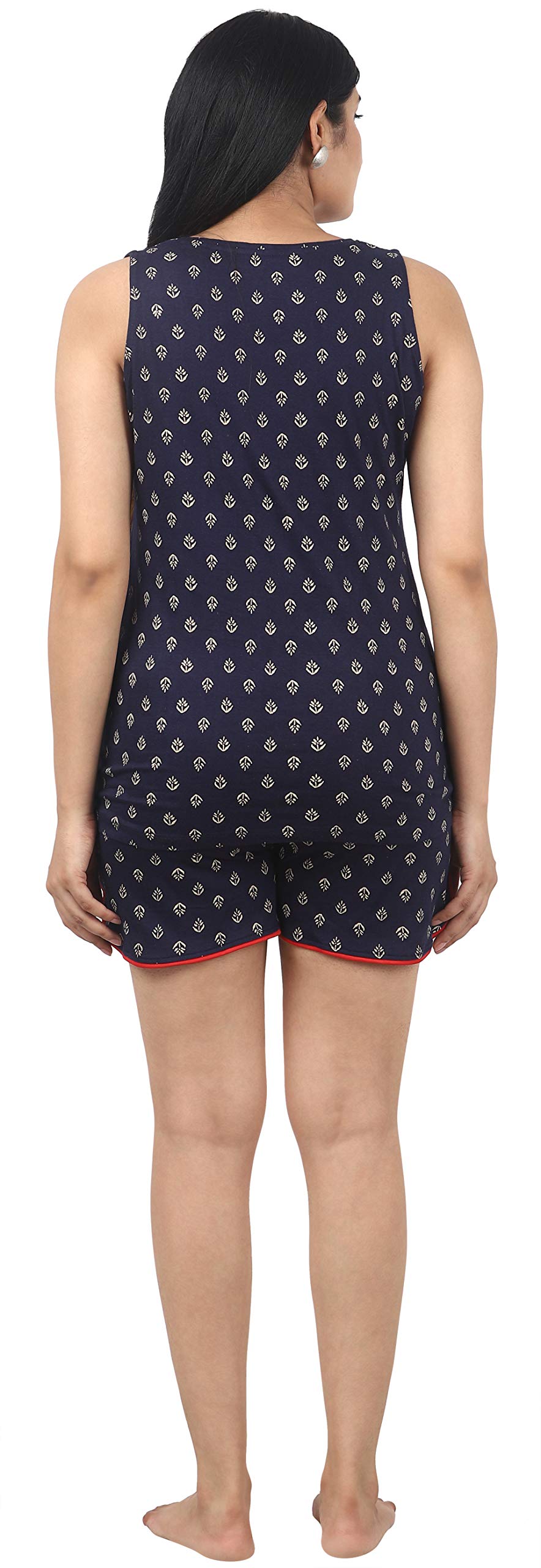 Noty ® Girl's/Women's Cotton- Paisely-Round Neck