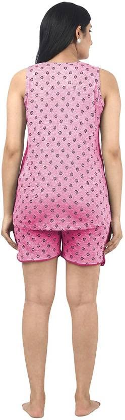 Noty ® Girl's/Women's Cotton- Paisely-Round Neck