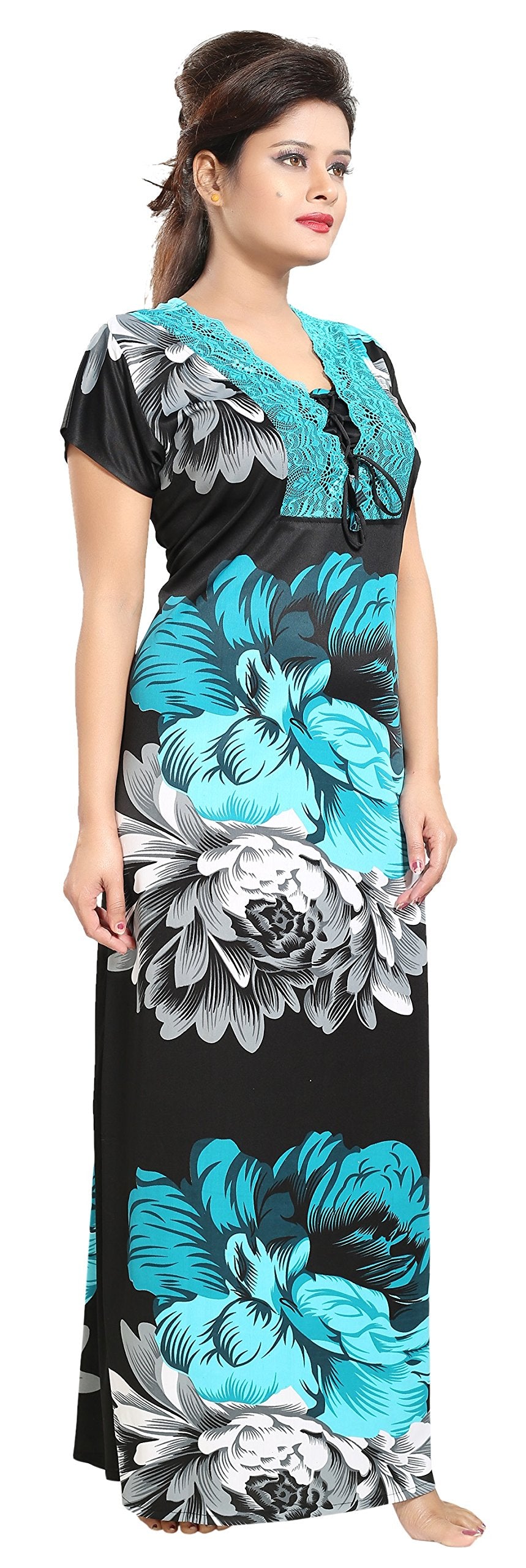 Women's Sarina Floral Maxi Night Gown