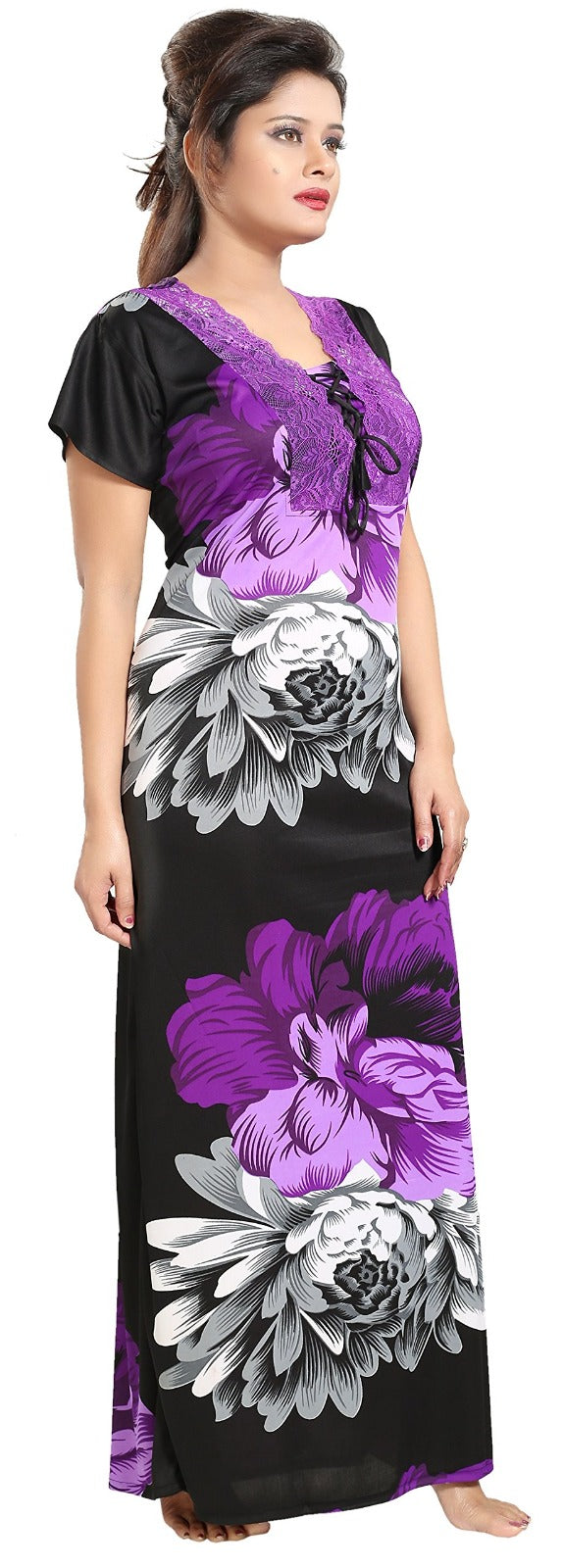 Women's Sarina Floral Maxi Night Gown