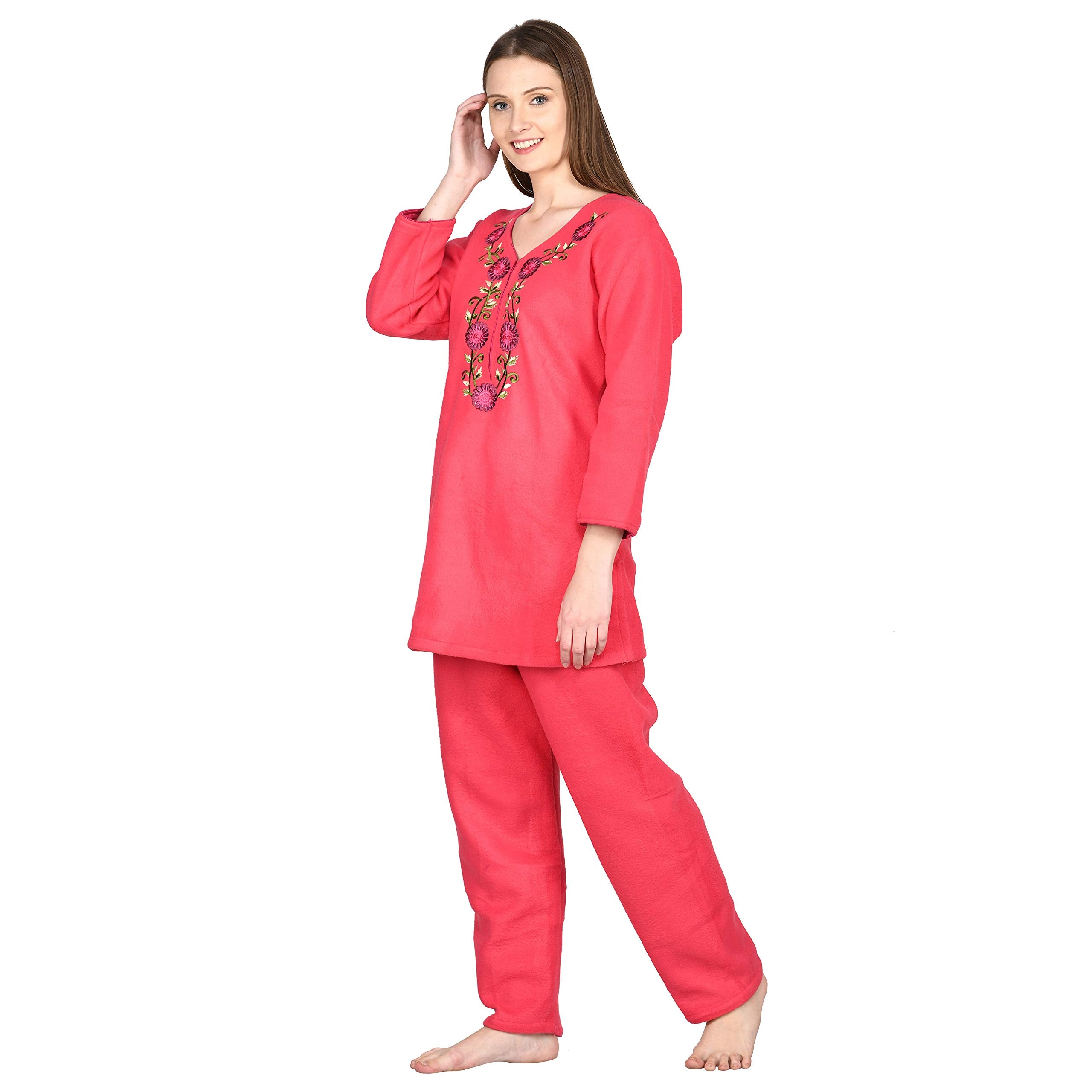 Noty ® Girl's/Women's Fleece Woolen/Winter Night Suit