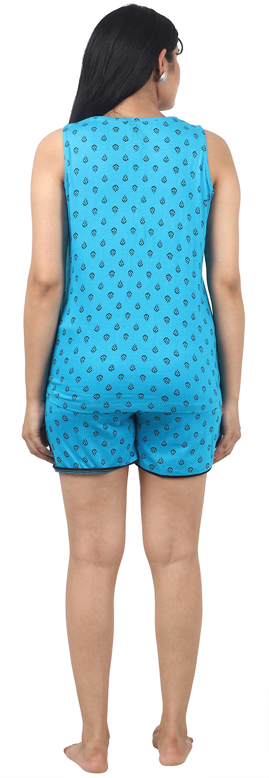 Noty ® Girl's/Women's Cotton- Paisely-Round Neck