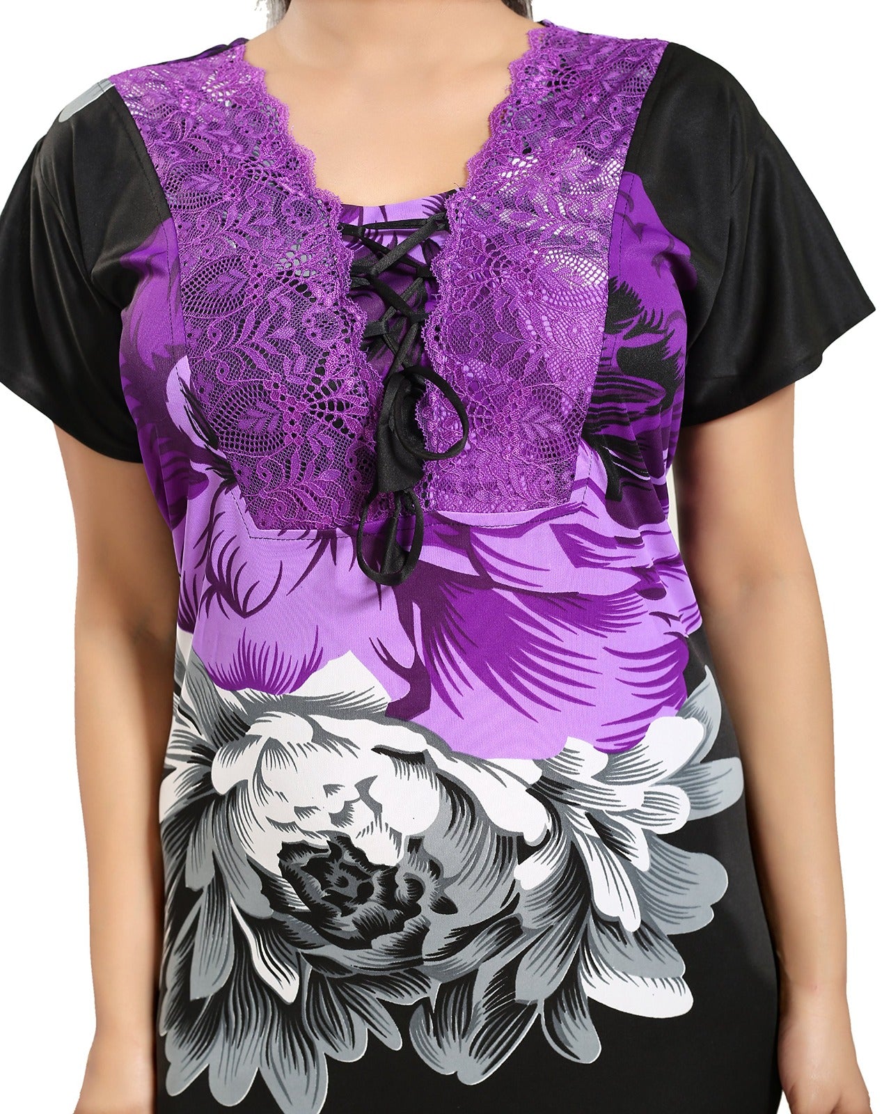 Women's Sarina Floral Maxi Night Gown