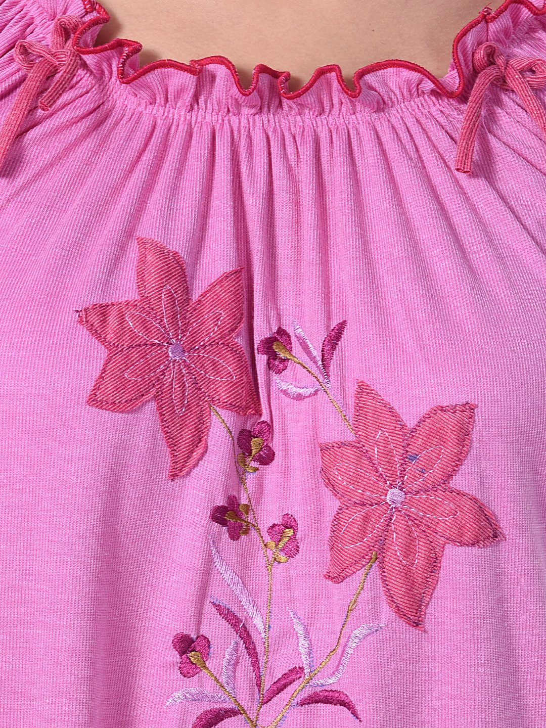 Noty Women's Cotton Floral Maxi Nighty