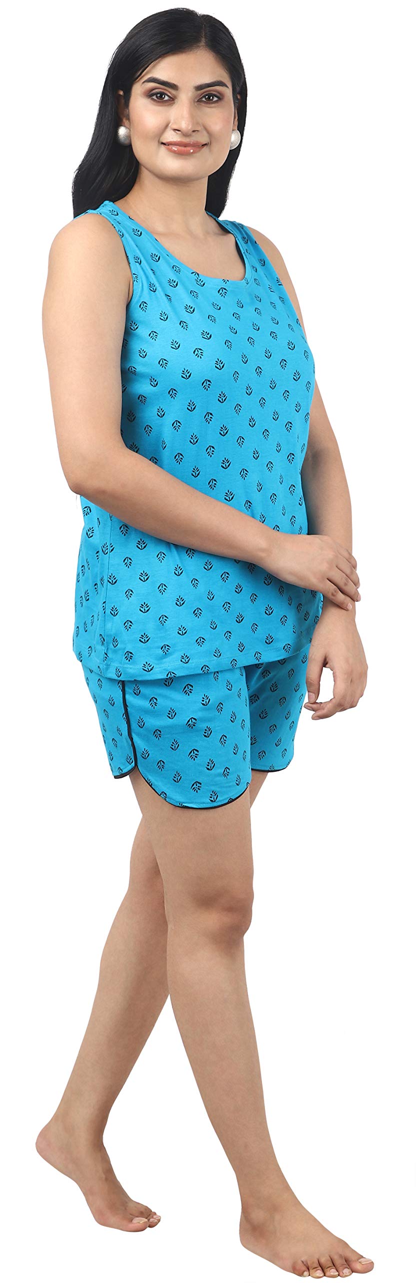 Noty ® Girl's/Women's Cotton- Paisely-Round Neck