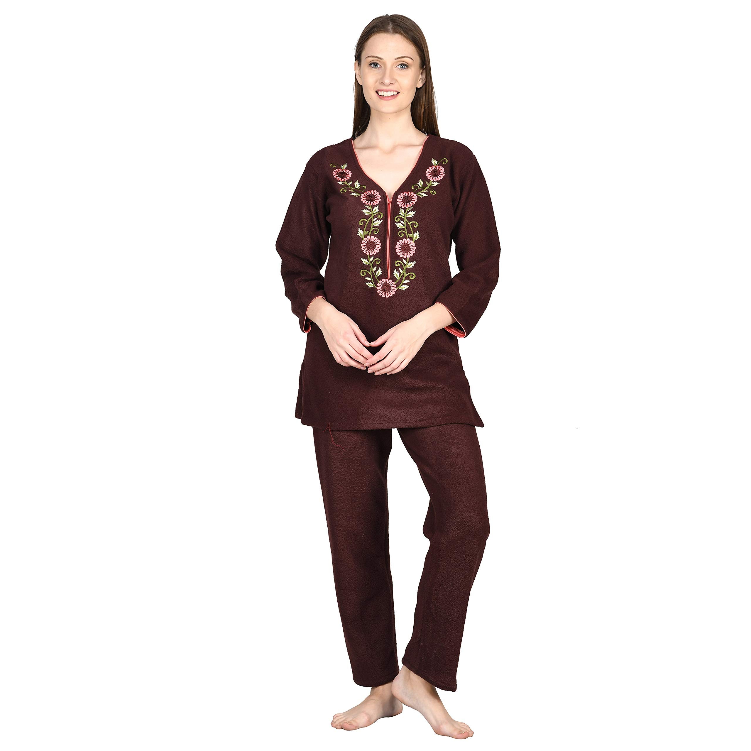 Noty ® Girl's/Women's Fleece Woolen/Winter Night Suit