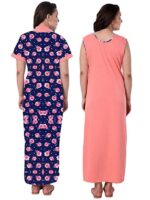 Noty women's cotton floral maxi nighty