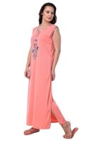 Noty women's cotton floral maxi nighty