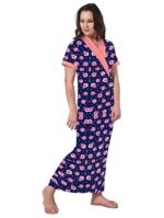 Noty women's cotton floral maxi nighty
